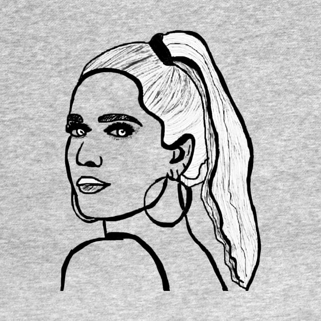 Bad at Love - a pop sketch of Halsey by xxtinastudio